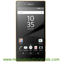 Sony Xperia Z5 Manual And User Guide PDF