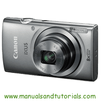 Canon IXUS 165 Manual And User Guide PDF