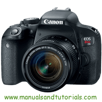 Canon EOS REBEL T7i Manual And User Guide PDF
