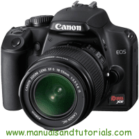 Canon EOS REBEL XS Manual And User Guide PDF