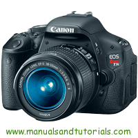 Canon EOS REBEL T3i Manual And User Guide PDF