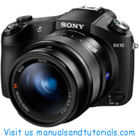 Sony DSC RX10 Manual And User Guide PDF