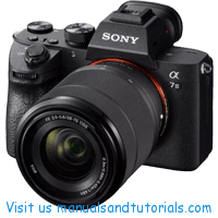 Sony α7 III Manual And User Guide PDF