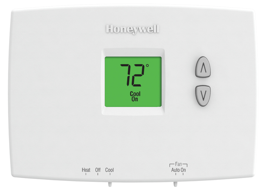 1 Heat/1 Cool Non-programmable thermostat