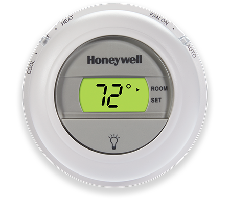 Digital The Round Non-Programmable Thermostat (T8775X)